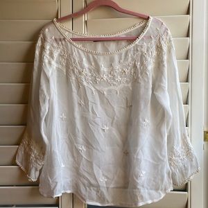 ZARA white blouse